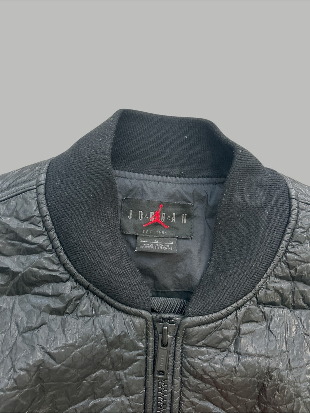 Jordan Black Quilted Bomber Jacket - Picture 4 of 9
